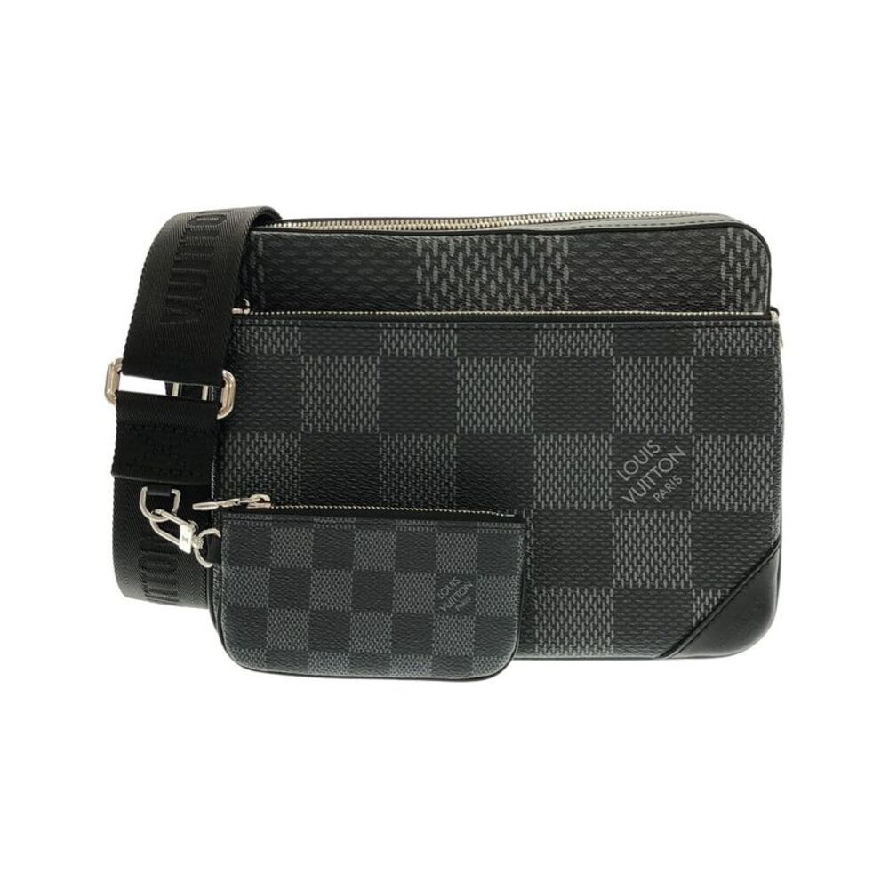 Louis Vuitton Damier Graphite 3D Trio Messenger Shoulder Bag